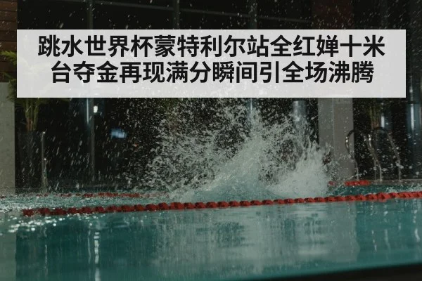 跳水世界杯蒙特利尔站全红婵十米台夺金再现满分瞬间引全场沸腾
